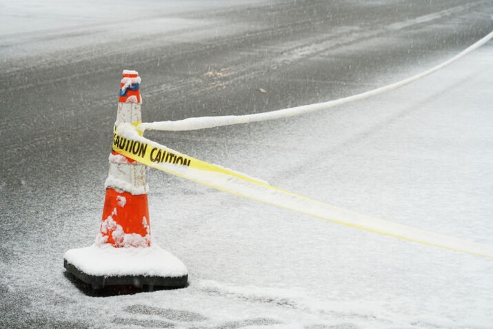 A caution cone on the snow

AI-generated content may be incorrect.